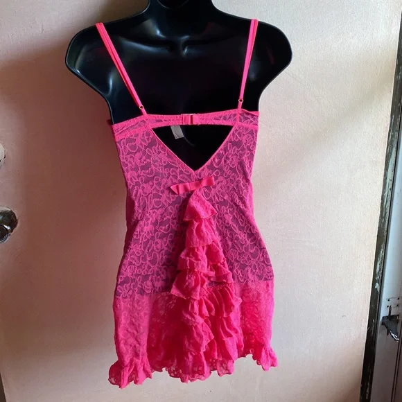 Victoria’s Secret Pink Stretch Lace Lingerie Size S - Picture 2 of 7